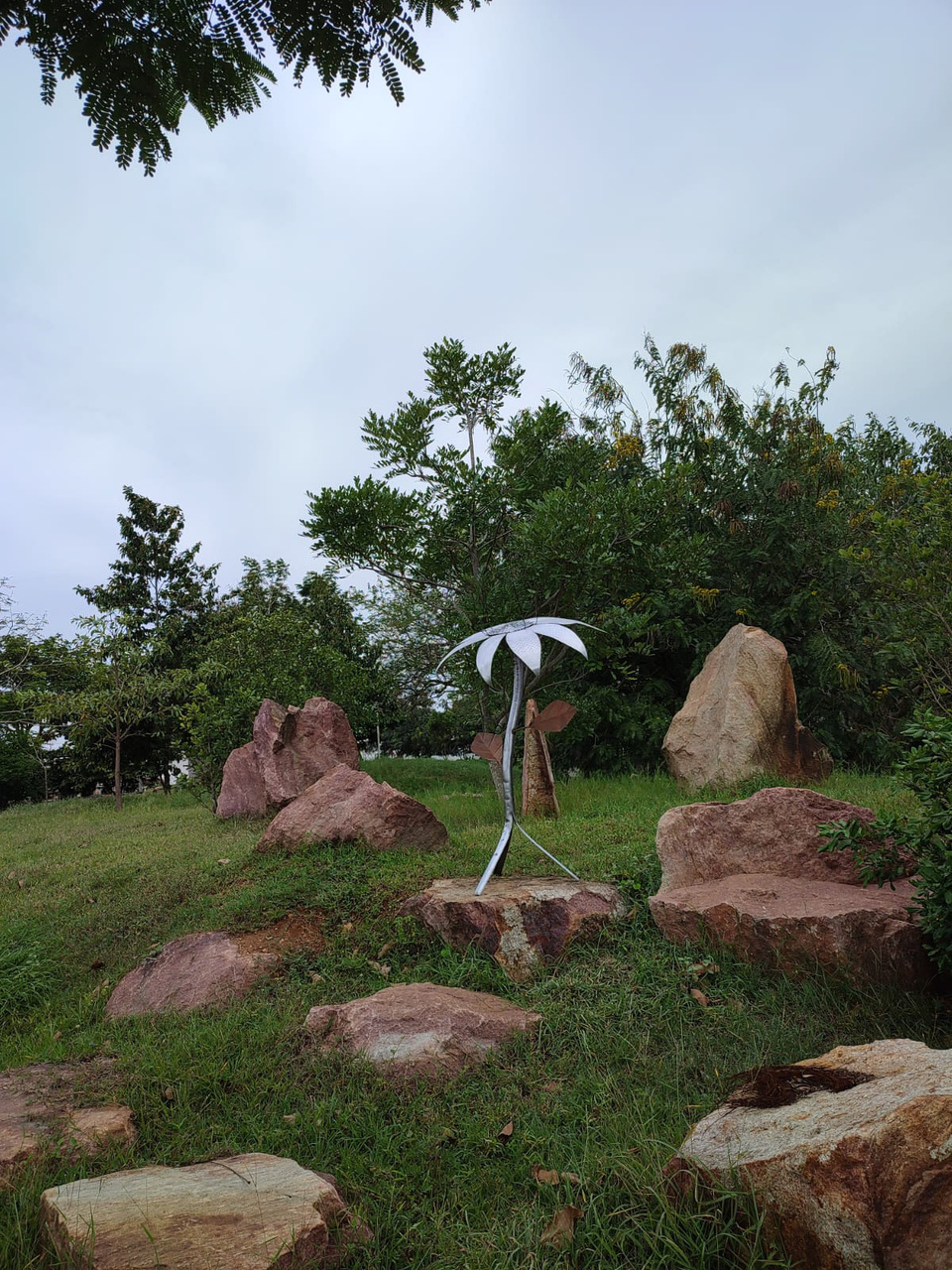 Steel Flower Detail